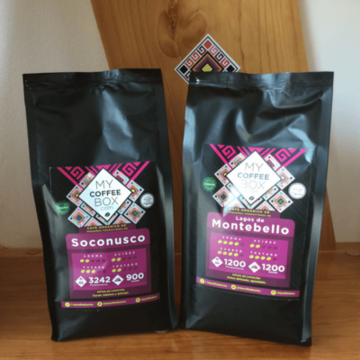 2 bolsas de cafe organico de chiapas mycoffeebox