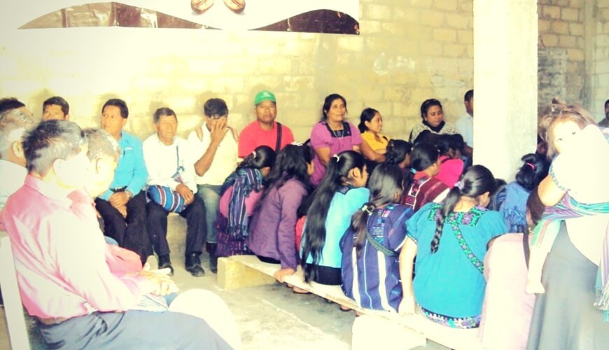 Pequeñas productoras y productores de café orgánico de Las Margaritas reunidos en Chiapas